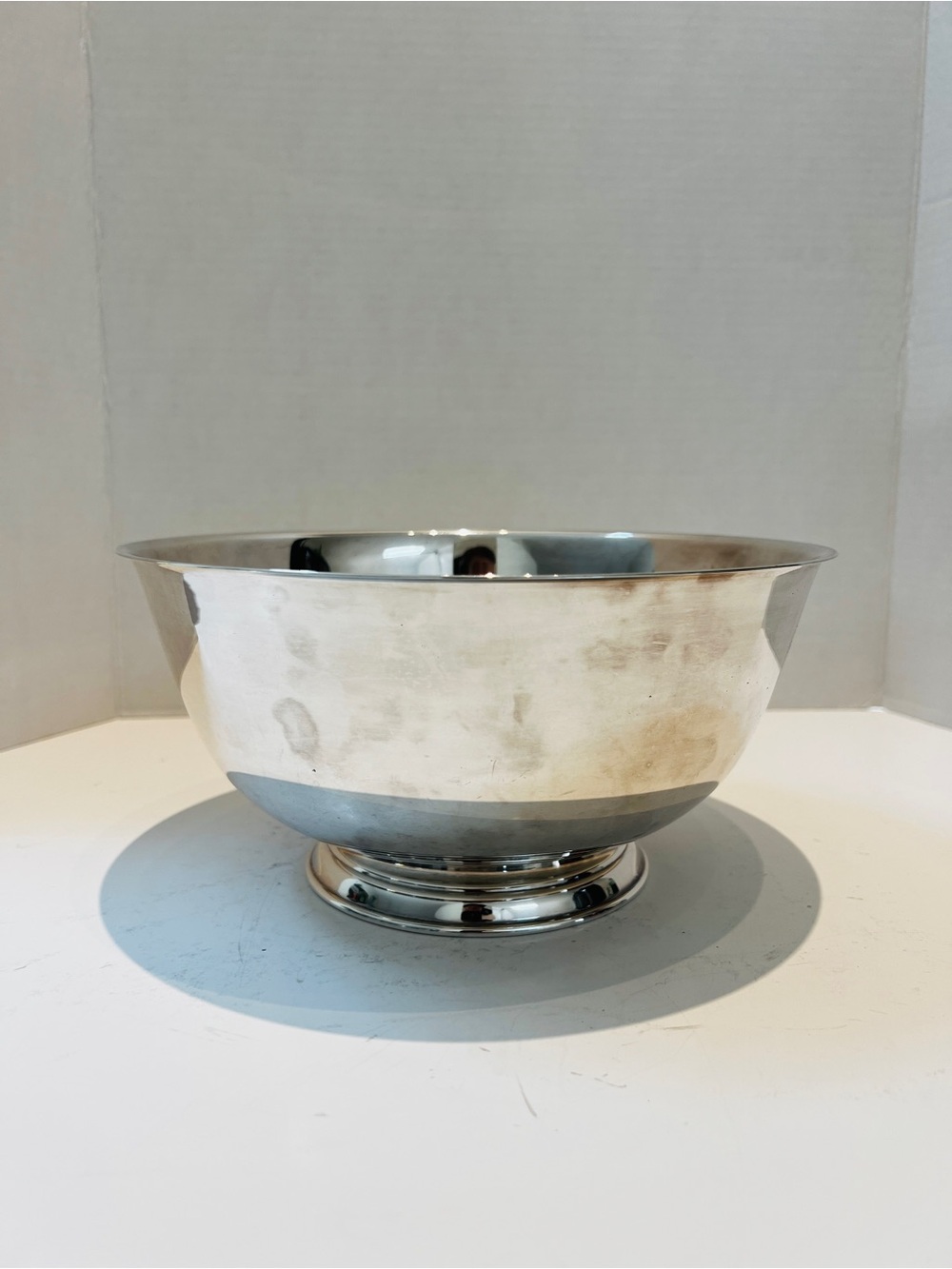 Classic Polished Silver Serving Bowl - Shiny Silver Finish